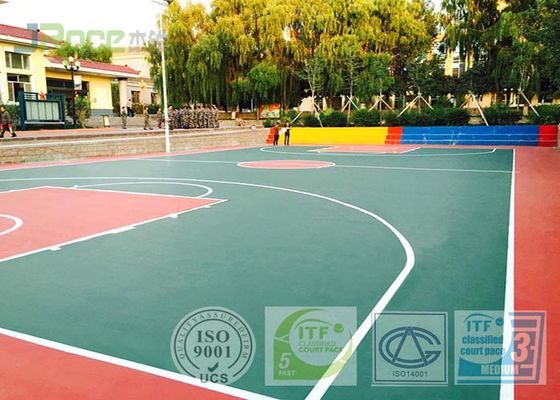 Covering Material Sport Court Surface Customized High Wearing Resistance