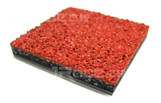 Rubber Running Track Material ， Running Track Surface For Sport Stadium Flooring